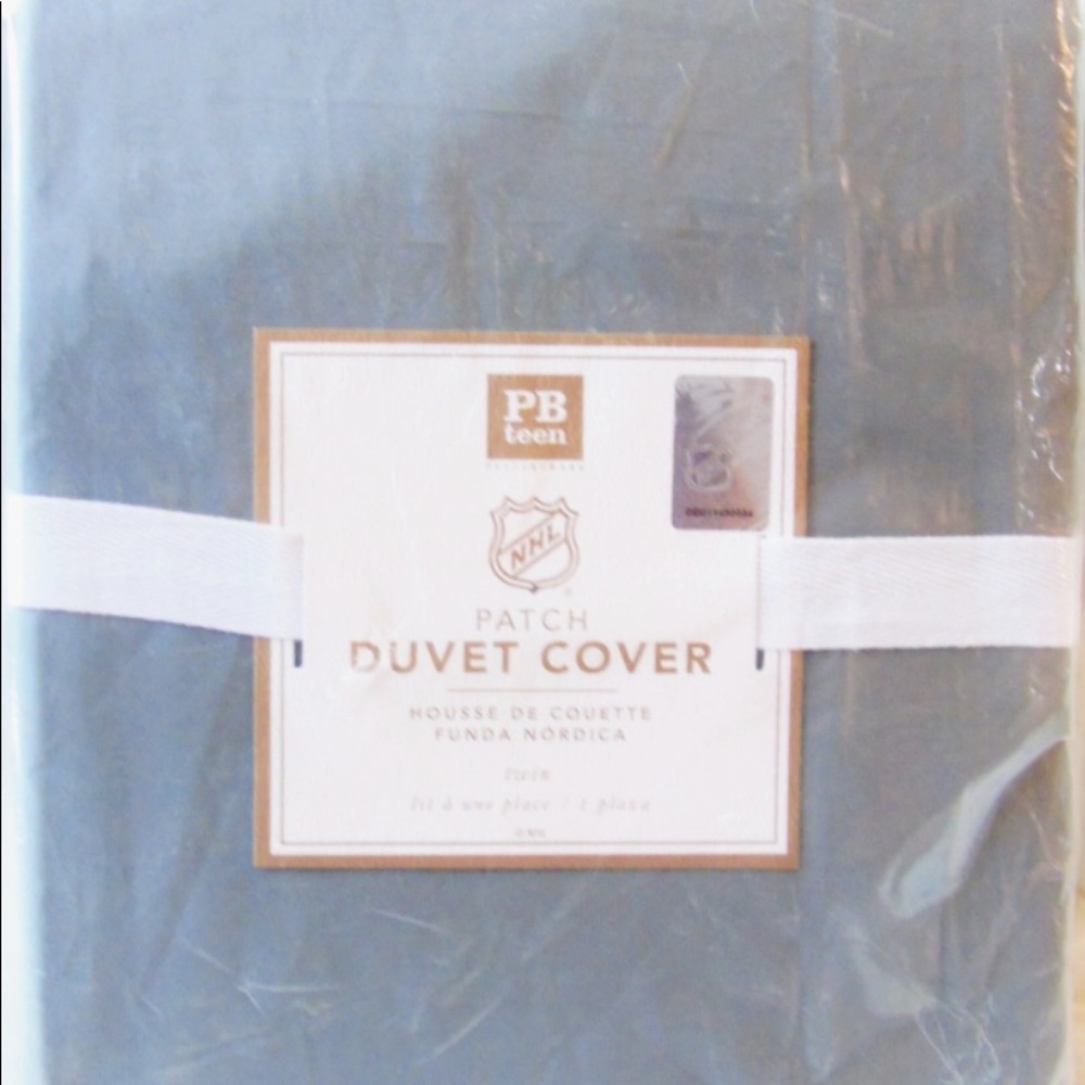 Pottery Barn Gray Cotton DUVET COVER Twin TwinXL - Picture 6 of 7